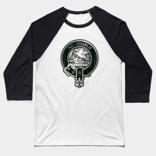 Clan Graham Crest & Tartan Baseball T-Shirt